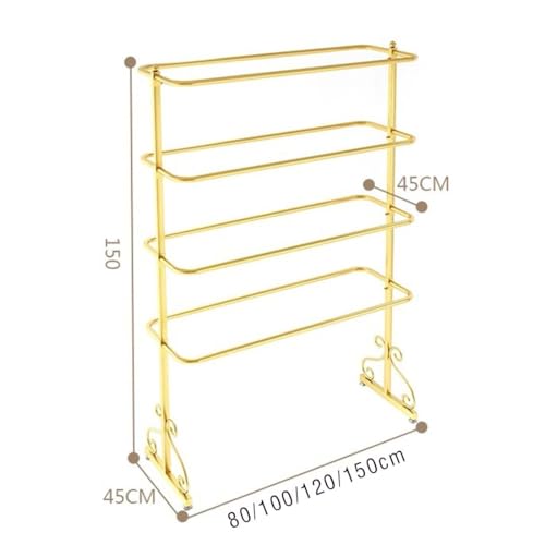 Support de présentation autonome et portant à vêtements 4 couches - 8