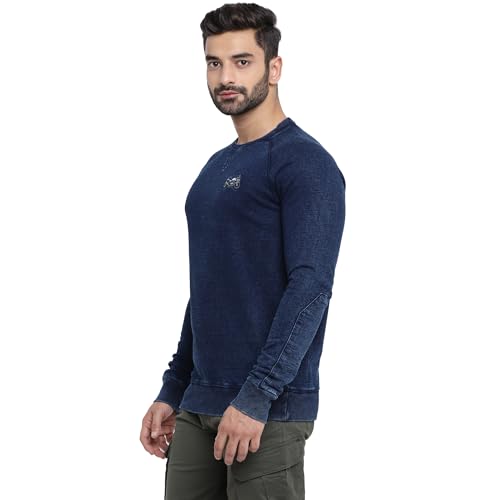 Image of Royal Enfield Himalyan Sweatshirt Dark Indigo