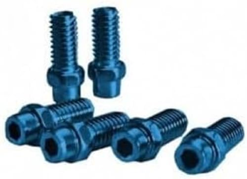 EXUSTAR Pins Pedal Kit 4mm in Aluminium Blue   40 Pieces