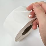 1000 Pcs Clear Round Stickers, 1-in Waterproof Clear Circle Sticker Transparent Self Adhesive Envelope Seal Sticker Labels for Gift Packaging, Mail,Boxes