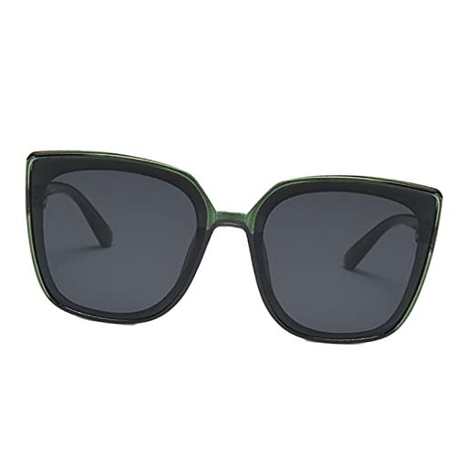 Vaveren Óculos de sol feminino moderno estilo retrô óculos de proteção solar confortáveis óculos de sol quadrados para ciclismo viagens ao ar livre, VERDE
