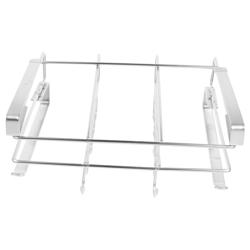 Cabilock Space-Saving Kitchen Storage Rack Under Cabinet Shelf Under Shelf Organizer Hooks for Mugs Spices Utensils