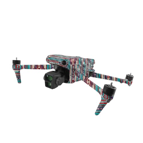 Image of MightySkins Carbon Fiber Skin Compatible with DJI Air 3 - Southwest Stripes | Protective, Durable Textured Carbon Fiber Finish | Easy to Apply