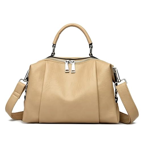 Sac bandoulière femme cuir grand sacoche mode voyage shopping banlieue