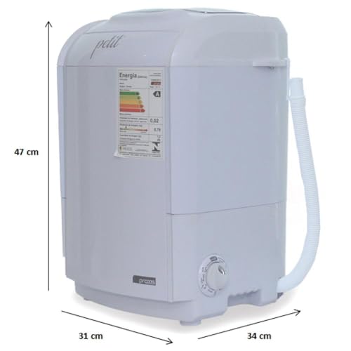 MINI LAVADORA DE ROUPAS PRAXIS PETIT 1,2KG 220V BRANCA