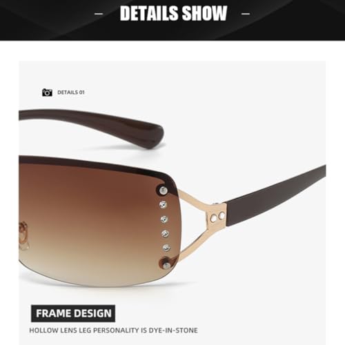 Verres solaires de luxe UV400 pour femmes au style rétro unique - 4