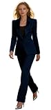 Élégance prête pour la salle de conférence : cet ensemble 2 pièces pour femme est conçu pour les cadres qui exigent de la sophistication. Le blazer tailoNavy présente une silhouette marine structurée avec des revers en pointe, tandis que le pantalon de costume assorti pour femme offre une coupe élégante et droite. Parfait pour les costumes d'affaires pour femmes 2025, le tissu de haute qualité résiste aux plis et conserve sa forme toute la journée. Disponible en petite taille pantalon pour femme et tailles étendues pour un ajustement parfait.