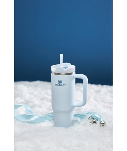 Image of STANLEY Quencher H2.0 Tumbler with Handle and Straw 30 oz | Flowstate 3-Position Lid | Cup Holder Compatible for Travel | Insulated Stainless Steel Cup | BPA-Free | Glacier
