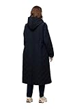Ulla Popken Light Padded Coat Manteaux, Bleu Marine, 52-54 Femme