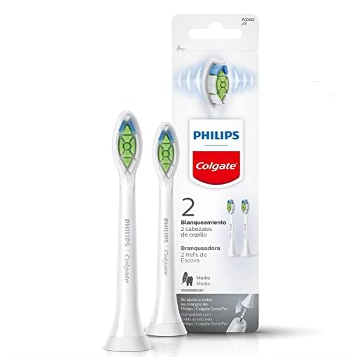 Colgate Refil Para Escova De Dente Elétrica Philips Branqueadora 2 Unid Branco