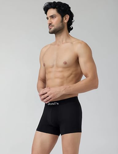 Image of Joxi's Men's Cotton Blend Trunks Pack of 4 | Soft Stretch Comfortable for Men