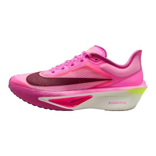 Nike W Zoom Fly 6, Scarpe da Corsa Donna, Pink Spell Bordeaux Crimson Ti, 35.5 EU