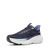 ALLSWIFIT Women's Slip On Walking Shoes Hands-Free Cushion Running Tennis Non-Slip Comfortable Gym Workout Athletic Breathable Fashion Sneakers ActiveFlow,Size 9,Blue,AWUMRS2514