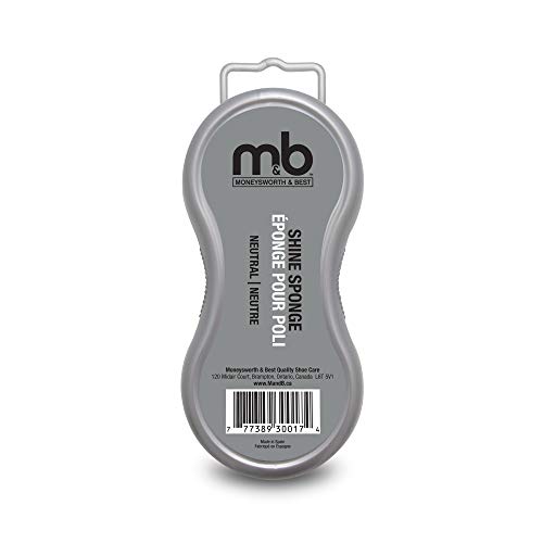 M&B Shine Sponge, Shoe Polish for Leather Footwear, Shoe Shine Sponge, Shoe Accessories, Neutral