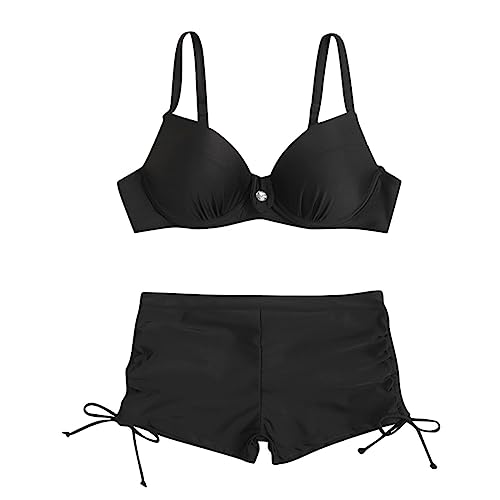 Bikini pour femme rose en taille M avec haut rembourré push up