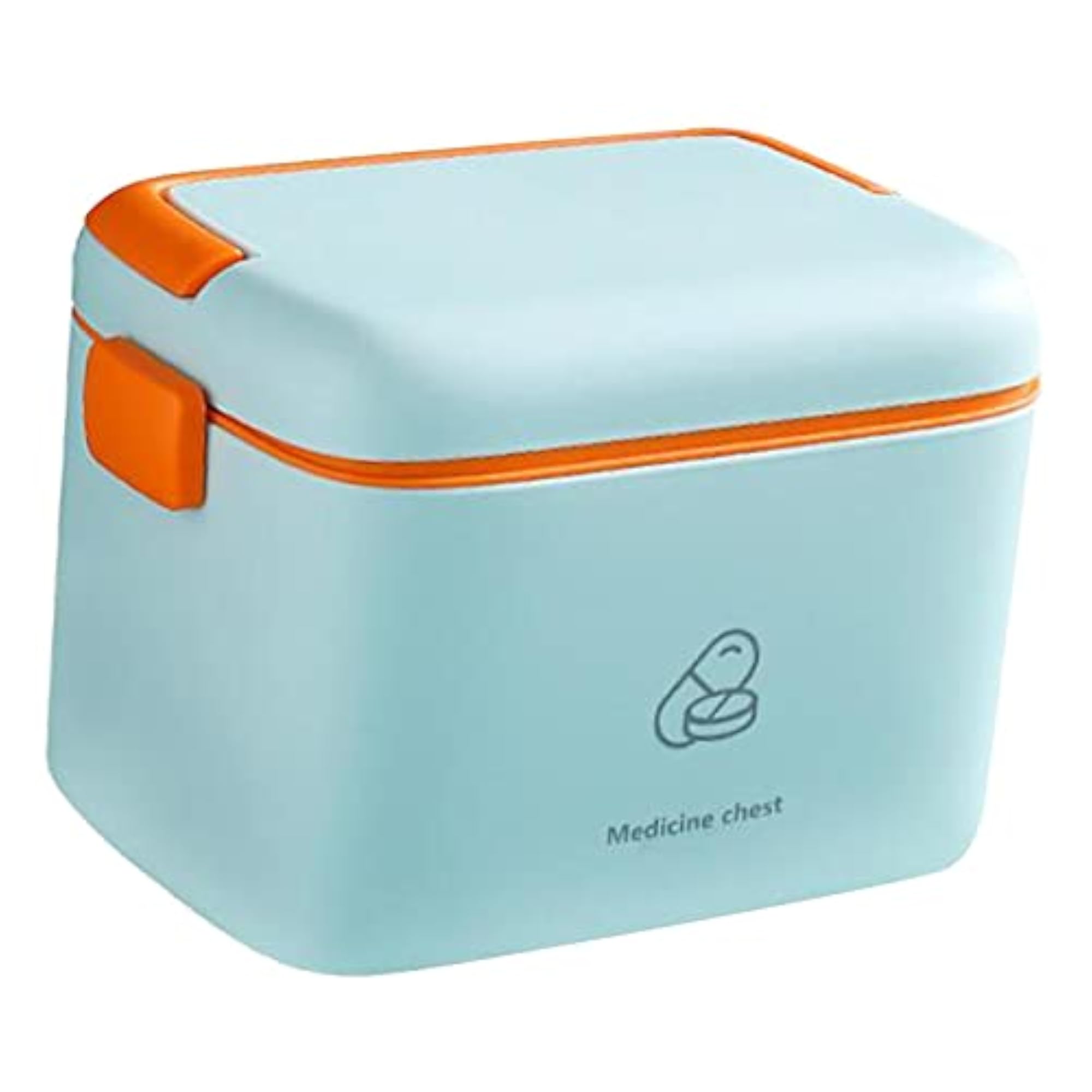 Storage Box Case for Cosmetic Daily Supplies, Orange