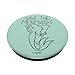 Disney Little Mermaid Save The Mermaids Line Art PopSockets Adhesive PopGrip