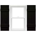 Mid America Board and Batten 14" 4 Board Joined Vinyl Standard Shutter (1 Pair) - 14 x 51 002 Black