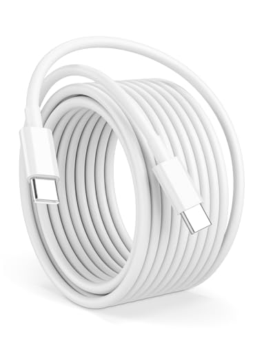 Cabepow 15FT USB C to USB C Cable, 60W USBC to USBC Cord, Extra Long Type C to Type C Fast Charging Cable for iPhone 16 15 Pro Plus Pro Max, Galaxy S25 S24, iPad Pro/Air, MacBook Pro/Air and More