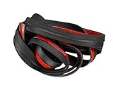 VI5GKE Black Rear Soft Top Roof Weather Rubber Seal Repair Compatible for BMW Mini One Cooper S Convertible R52 2001-2006