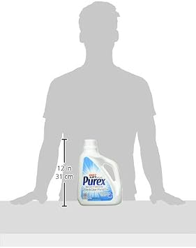 Purex Free and Clear Liquid Detergent for Sensitive Skin, 4.43 Liters (Packaging May Vary)