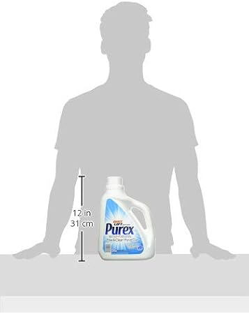 Purex Free and Clear Liquid Detergent for Sensitive Skin, 4.43 Liters (Packaging May Vary)