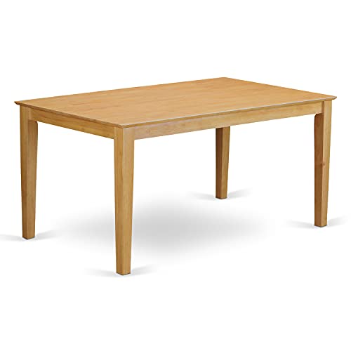 HomeStock Vintage Dining Table Set with Bench & 4 Chairs - Oak Finish Kitchen Table Set