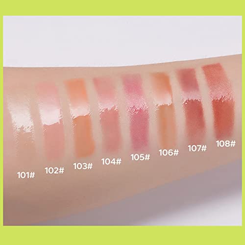 Mielikki Moisturizing Hydrating Lip Glow Oil, Hydrating Lip Plumper, Transparent Plumping Lip Gloss, No-Sticky, Long-Lasting, Shiny Tinted For Lip Care, 104 Love #TOP5