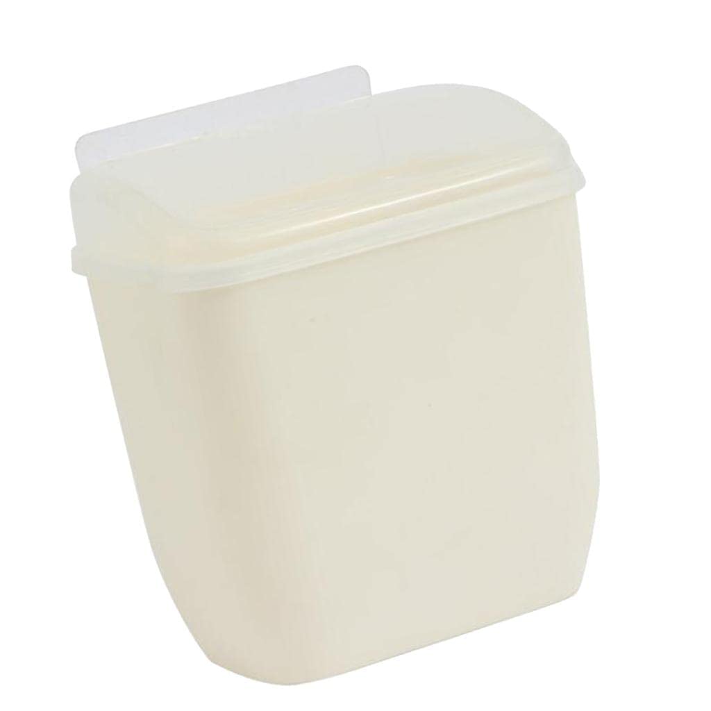 for Wall Mounted Rubbish Bin Bathroom Trash Can Kitchen Wastebasket Hanging Waste Container Garbage bin, Stylish Space-Saving Design and Easy Installation, Perfect for Home,