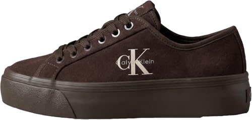 Chaussures Calvin Klein Femme Vulc Flatf Laceup Suede HW0HW03088