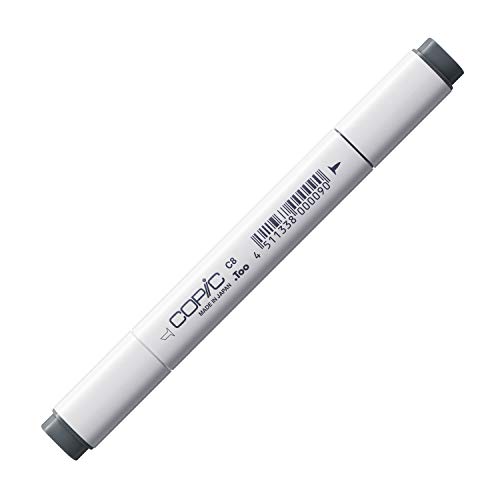 Copic Marker with Replaceable Nib, C8-Copic, Cool Gray