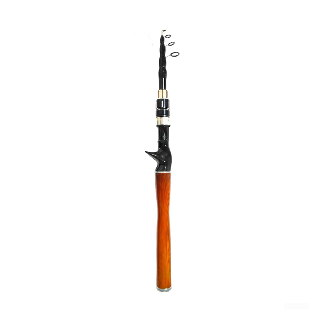 Caña telescópica ultraligera de fibra de carbono clasificada ML para aplicaciones de fundición y fundición, diseño plegable que mejora la accesibilidad para varios lugares de pesca