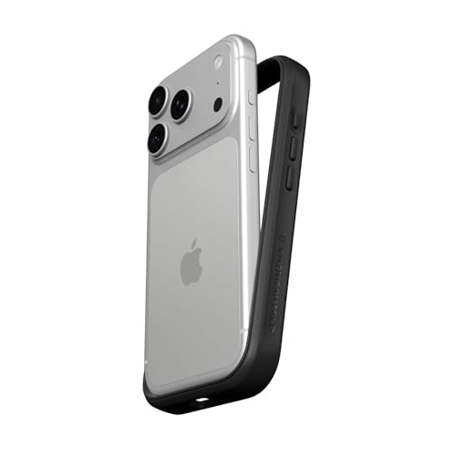 RhinoShield Phone Case Compatible with iPhone 17 Pro | Mod NX - Modular Protective Bumper Case Without Backplate Slim Design Shockproof with Military Grade Drop Protection - Black
