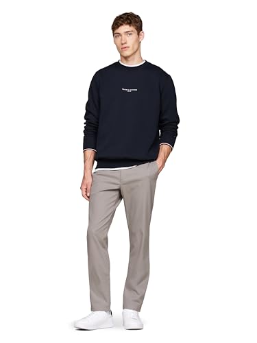 Image of Tommy Hilfiger Men's Casual Moisture Wicking Wrinkle Resistant Stretch Performance Pants in Straight Fit