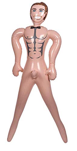 KOSxBO® Signor FiDiFi Bambola di gomma con piccolo pene ca. 155 cm JGA Sexy Man Erotica Bambola dell'amore con membro, capelli, muscoli