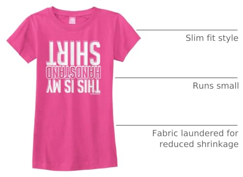 Image of Threadrock Big Girls' This is My Handstand Shirt Fitted T-Shirt