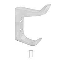 EAI Hat & Coat Hook | 90mm | SAA Satin | Aluminium Heavy Duty Anti Rust Architectural Hook