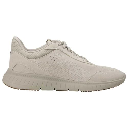BOSS C Ttnm Runn SD Baskets de Running Homme en Mesh et Suède Noir
