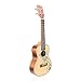 Hricane Concert Ukulele 23 Inch Spruce Flower Top Sapele Professional Ukuleles for Beginners with Bag, Digital Tuner, Strap, 4 Strings Set, Pick, Cleaning Cloth
