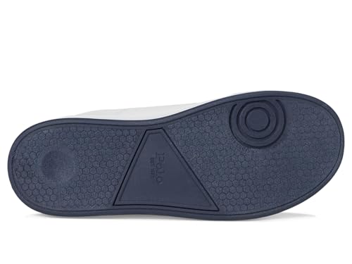 Polo Ralph Lauren Unisex, Heritage Court III (Big Kid), White/Navy, 6.5 Medium3