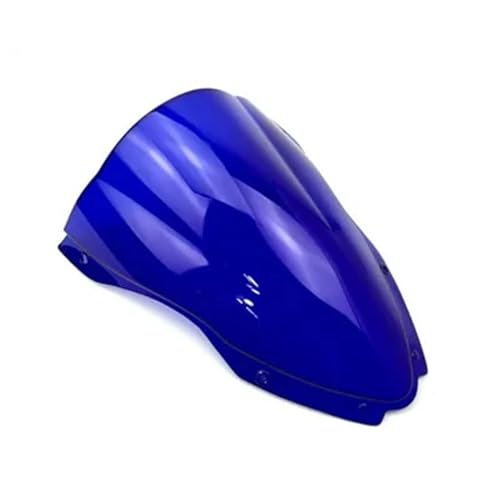 Pare-brise ZX10R déflecteur moto bleu double bulle 2016-2019