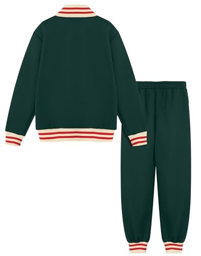 Boys' Tracksuits Set Long Sleeve Full Zip Active Jackets & Jogger Pants Suits 2 Piece Kids Sweatsuit for 4-12 Years2