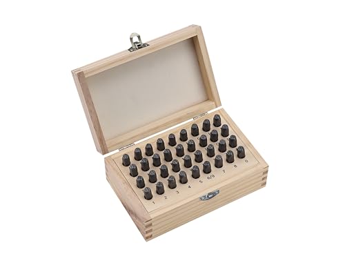 image for HimaPro Letter and Number Stamp Set 36pcs 40Cr Alloy Steel Metal Stamp