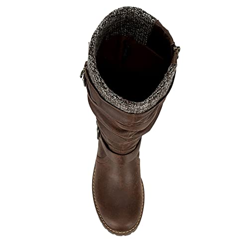 XAPPEAL-Chelsey-Womens-Tall-Knee-High-Fashion-Riding-Boots-with-Buckle-Accent