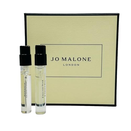 Jo Malone London Scent pairing Duo Red Hibiscus + English Pear & Sweet Pea Sample Vial 0.05oz/ 1.5ml ea