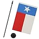 AZ FLAG - Tischflagge Texas - 21x14 cm - Bundesstaat Texas Tischfahne 14 x 21 Cm - Flaggen
