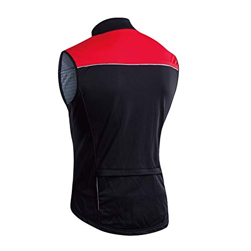Gilet cyclisme sans manches réfléchissant VTT coupe-vent étanche L - 5