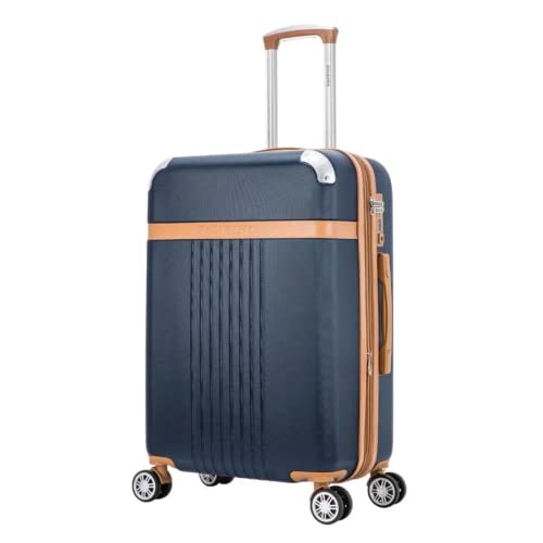 Mala Viagem Santino B182 Rígida Abs Rodinhas 360 Tsa Média Cor:Azul