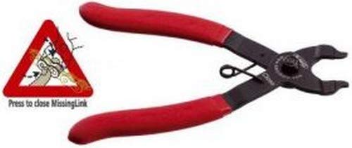  KMC Chain 262690 Alicate Cierra Enganche, Unisex, Negro/Rojo
