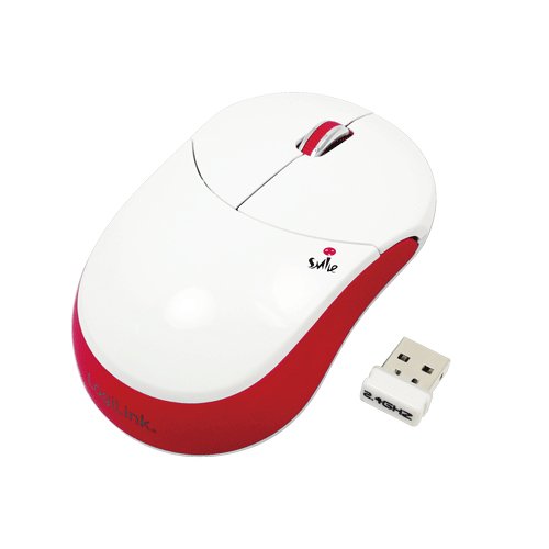 Preisvergleich Produktbild LogiLink Smile Optische 1000dpi beidhändig Maus (Büro, Rad, optisch